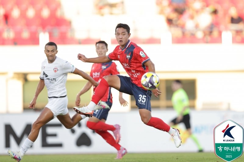 김천 상무 수비수 이정택. (한국프로축구연맹 제공)
