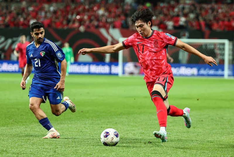 축구대표팀 배준호. /뉴스1 ⓒ News1 김도우 기자