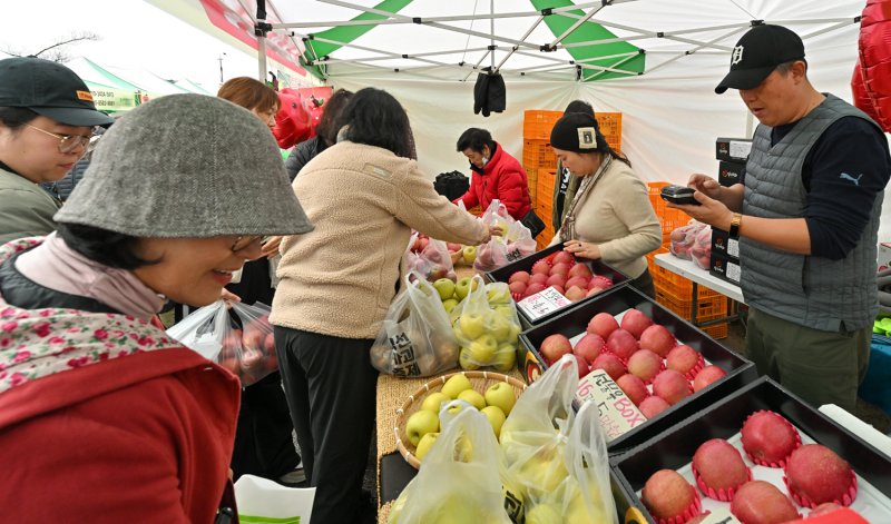 정선군 임계사과 축제장 모습.(사진=정선군 제공) *재판매 및 DB 금지