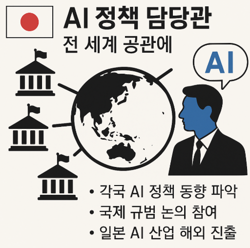 AI 정책에 속도내는 일본. 챗GPT 제공