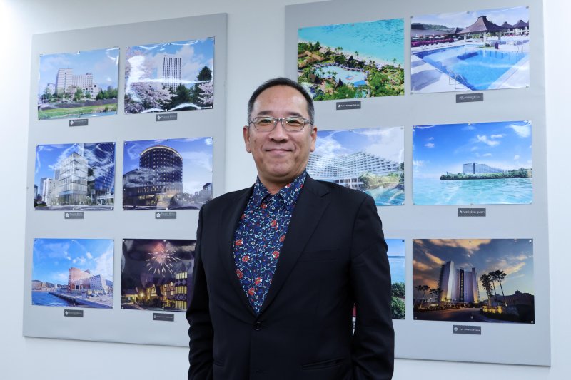 켄 야나기사와 괌 더츠바키타워 총지배인 사진=박범준 기자