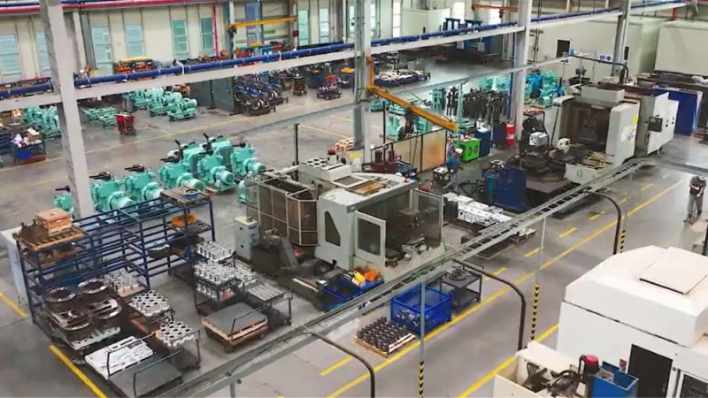 부산 강서구 미음산업단지에 위치한 친환경 선박용 조선기자재 기업 동화뉴텍의 사업장 현장 동화뉴텍 제공