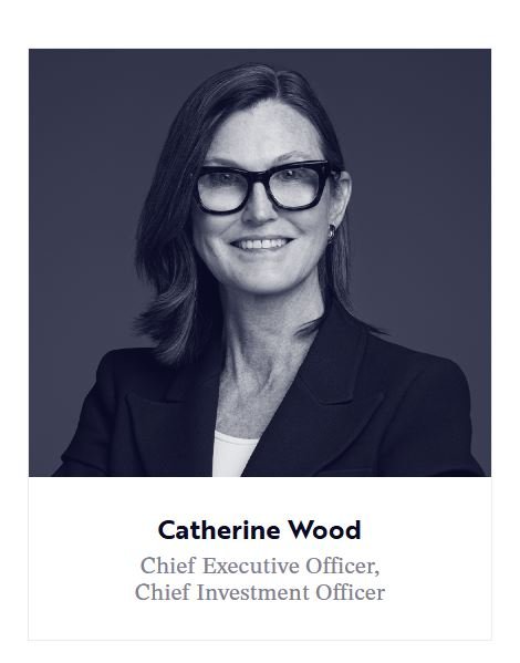 [서울=뉴시스] 국내에서 ‘돈나무 언니’로 불리는 유명 투자자 캐시 우드 아크 인베스트먼트 최고경영자(CEO). (사진= 아크 인베스트먼트 홈페이지 캡처) *재판매 및 DB 금지