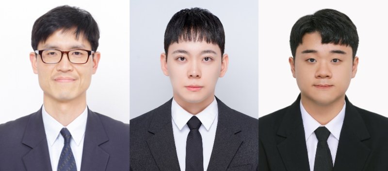 (좌측부터) 박영빈 교수, 이성환 박사(제1저자), 김재진 연구원(제1저자).(UNIST 제공. 재판매 및 DB금지)/뉴스1