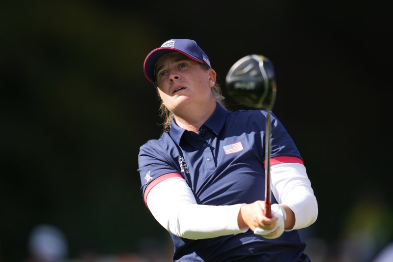 [고양=AP/뉴시스] 로런 코클린, 앤드류 노백과 출전한 미국프로골프(PGA) 투어와 미국여자프로골프(LPGA) 투어의 공동 주관 대회 그랜트 손턴 인비테이셔널 우승. 2025.10.24.