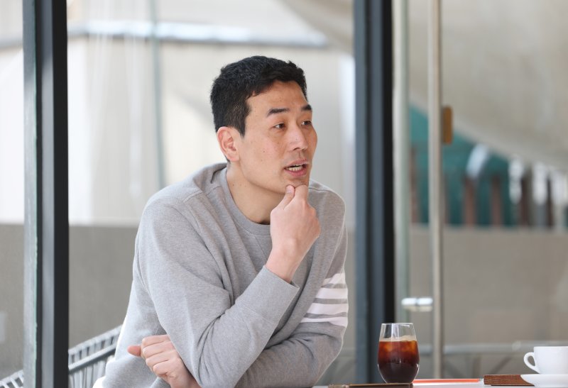 정관장 고희진 감독이 16일 경기 성남시의 한 카페에서 뉴스1과 인터뷰를 하고 있다. 2025.4.16/뉴스1 ⓒ News1 김영운 기자