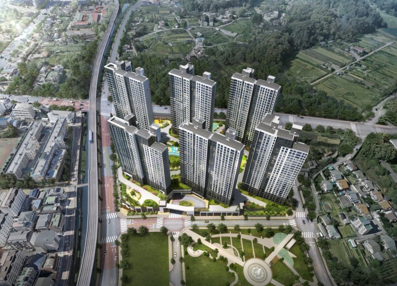 '용인 푸르지오 클루센트' 조감도. 대우건설 제공