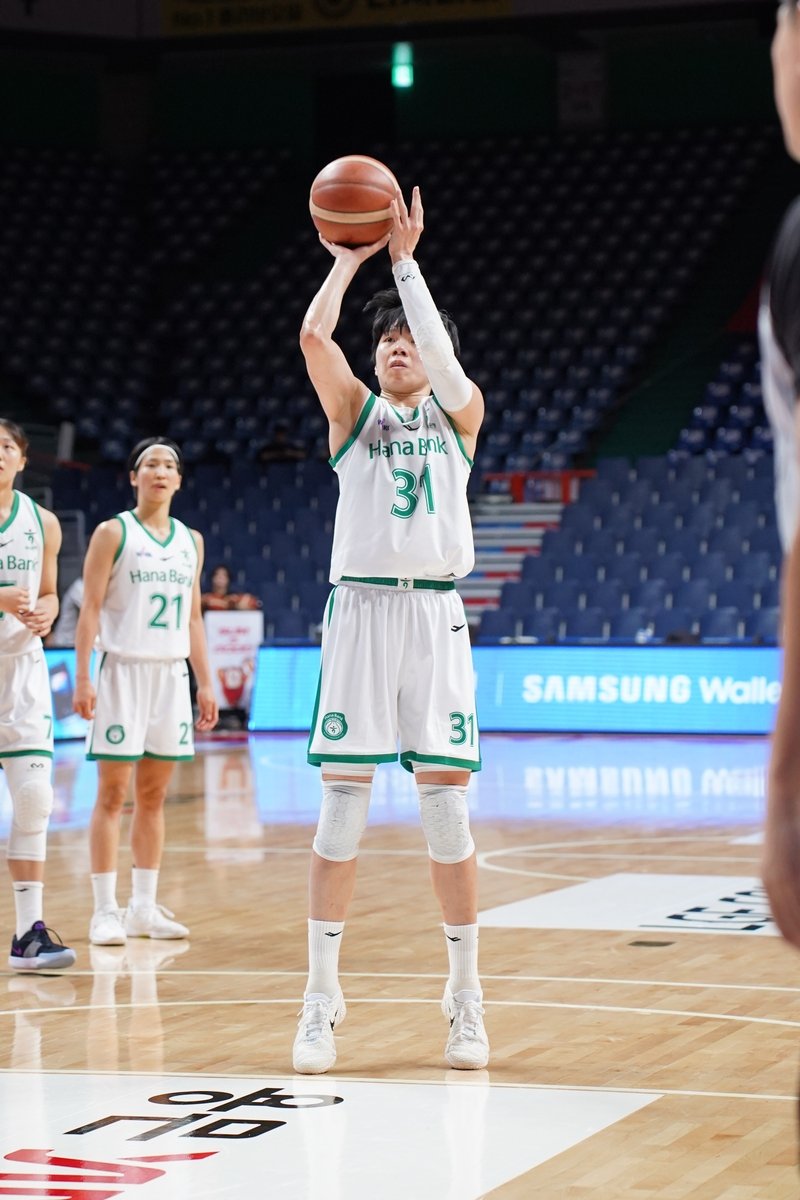 진안 자유투 (출처=연합뉴스)