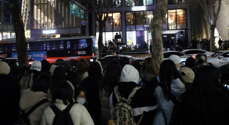 [뉴스1 ★]BTS 뷔, 청담동 꽃댕댕이