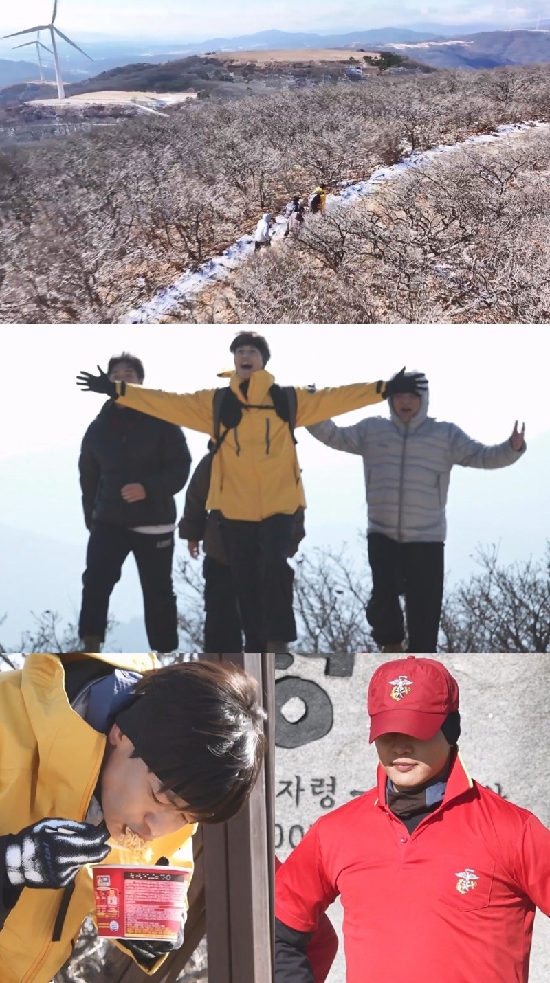 '나혼자산다' 민호, 역시 불꽃사나이…해병대 선후임과 11㎞ 산악 행군