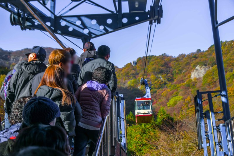 전북 정읍 내장산 케이블카