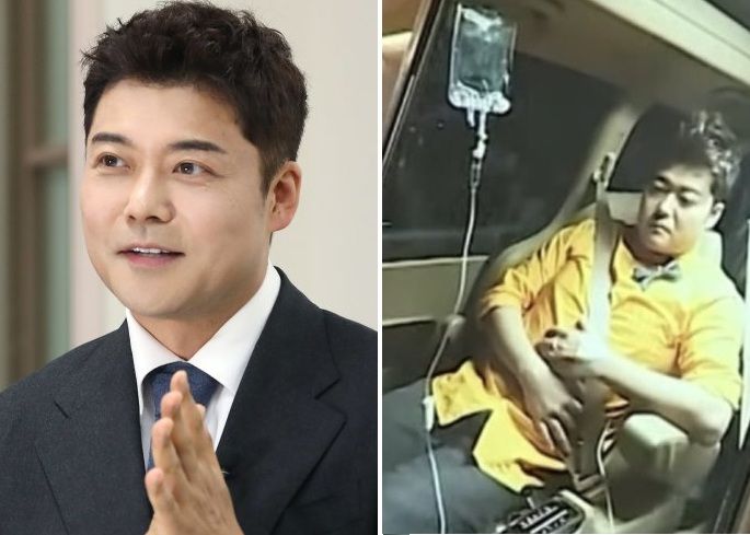 전현무, '차량 링거' 사진 확산.."불법 시술 아니다" 해명