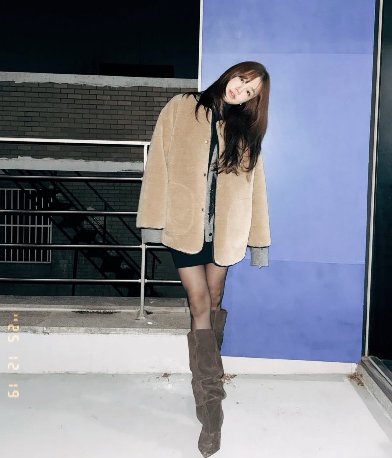 윤은헤, 뚜렷 이목구비…겨울 분위기 만끽