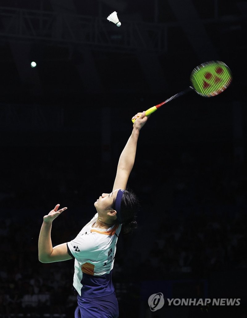 코리아오픈 결승 경기하는 안세영 (출처=연합뉴스)