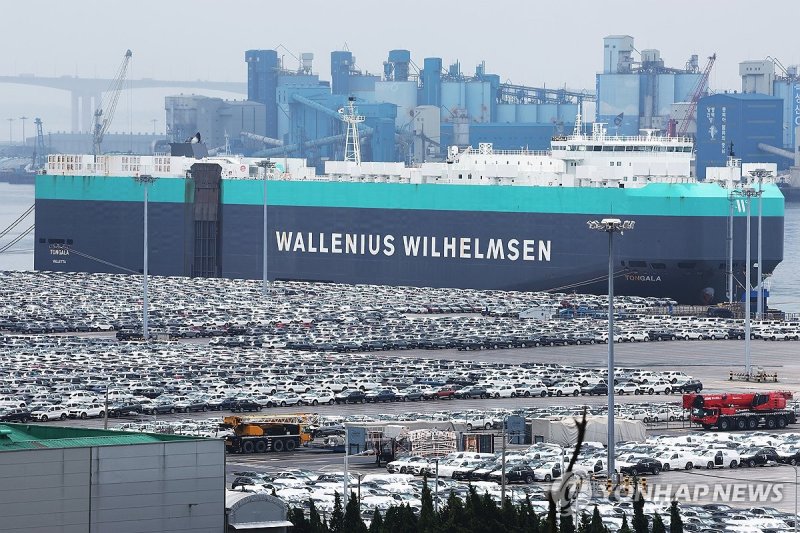 수출용 자동차 (출처=연합뉴스)