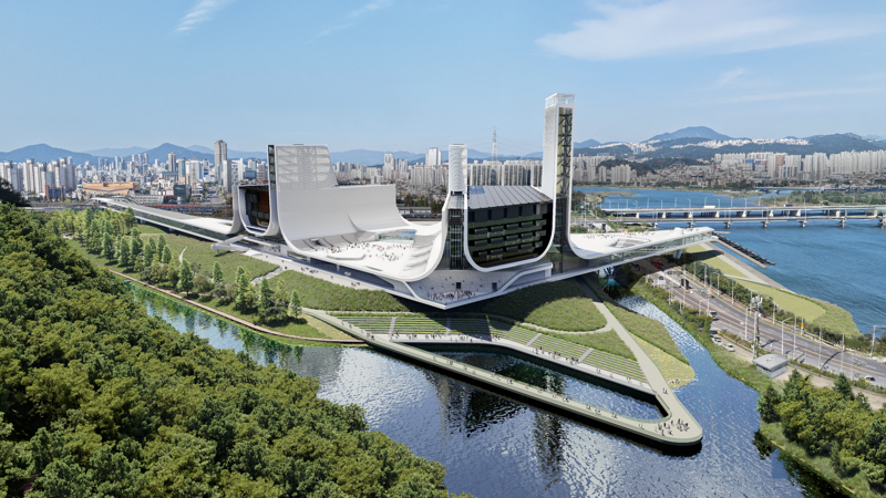 울산 세계적 공연장 디자인 공모 작품. 더시스템랩 건축사사무소