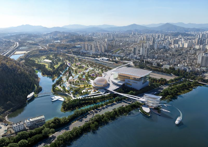 울산 세계적 공연장 디자인 공모 작품. 종합건축사사무소 디자인캠프 문박디엠피