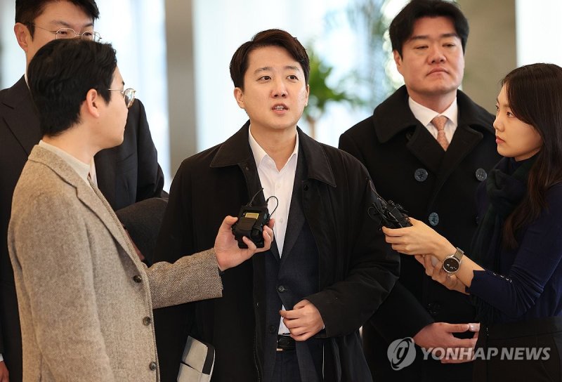 이준석 특검 출석 답변 (출처=연합뉴스)