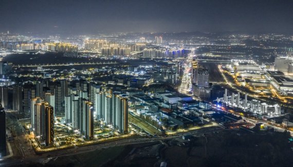 가재지구에서 입주 예정인 '지제역 반도체밸리 풍경채 어바니티' 전경