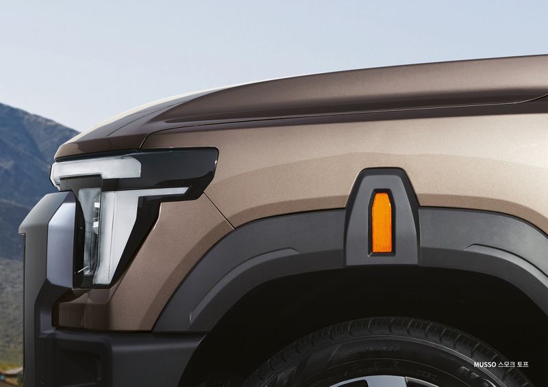 KGM의 차세대 플래그십 픽업 '무쏘'. KG모빌리티 제공.