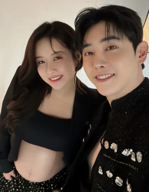 '박현호♥' 은가은, 아름다운 만삭 D라인…훈훈 비주얼 [N샷]