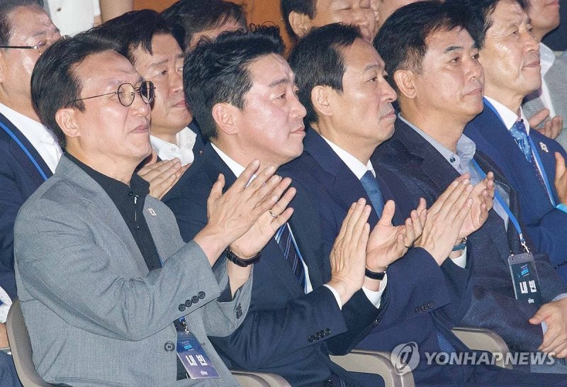 민주당 전당대회 참석한 김민석 국무총리 (출처=연합뉴스)