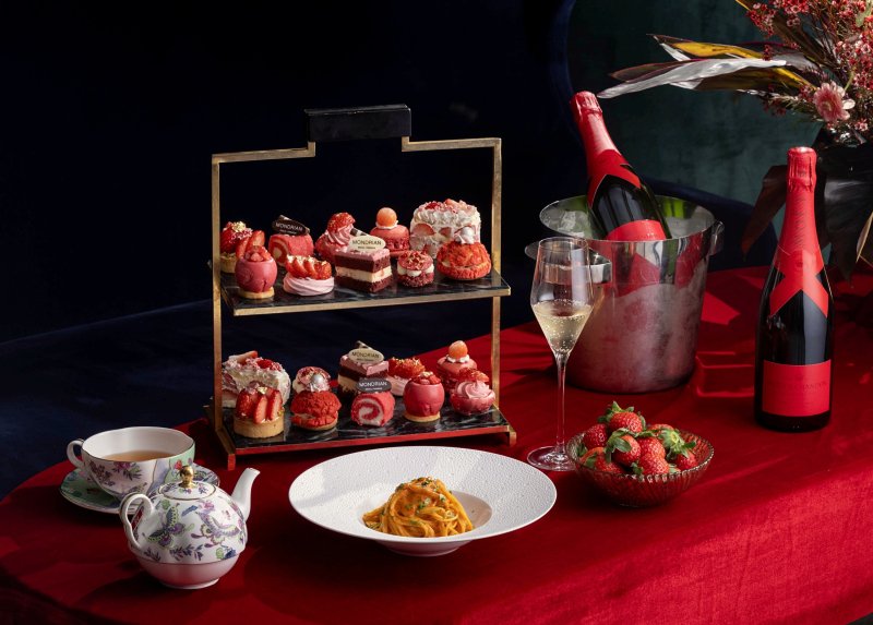 딸기 애프터눈티세트 프로모션(몬드리안서울이태원 제공)