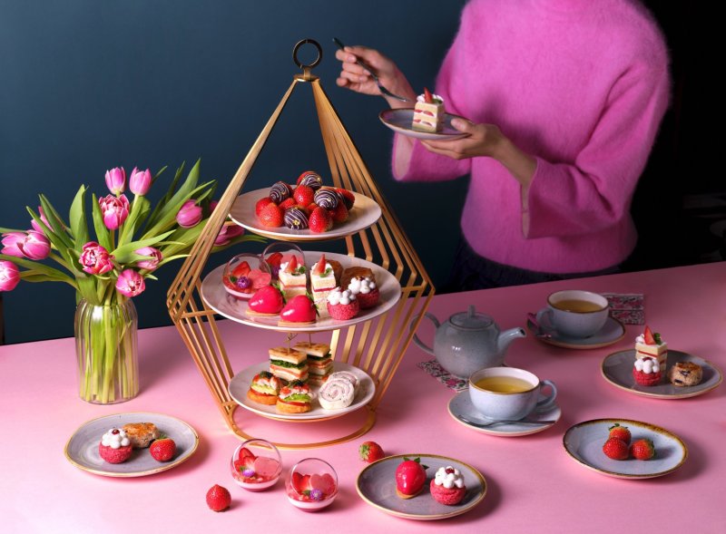 딸기 애프터눈티(더블트리바이힐튼 제공)