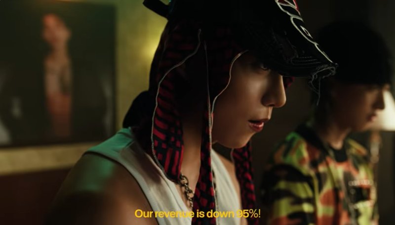 롱샷 뮤직비디오에 등장한 박재범/유튜브 캡처