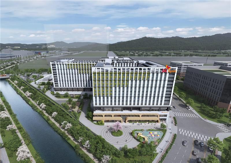 동부건설이 수주한 SK하이닉스 용인캠퍼스 상생시설 신축공사 조감도. 동부건설 제공