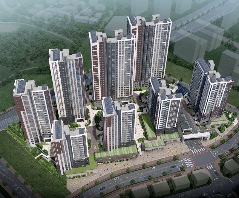 구리갈매역세권 A4블록 단지조감도. LH 제공