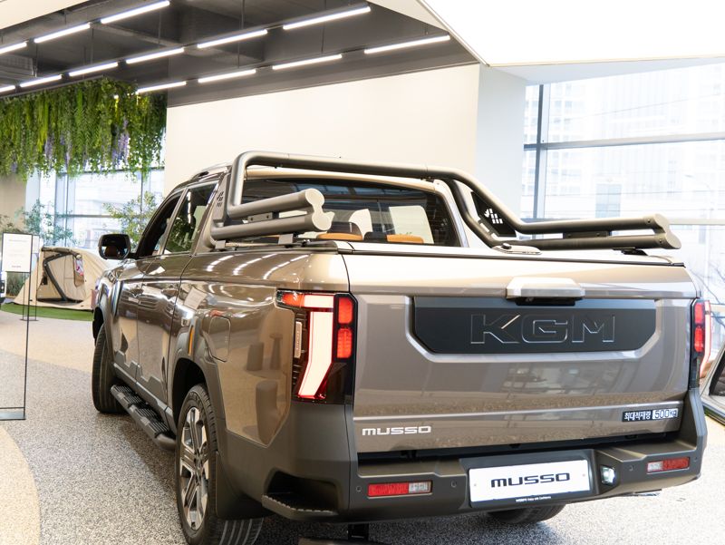 KGM의 신형 픽업 ‘무쏘’. KGM 제공.