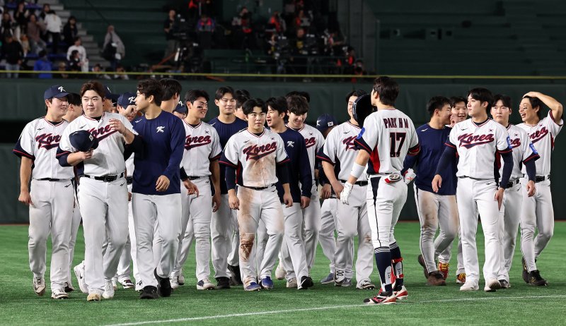 WBC 출전을 준비하는 야구 대표팀. / 뉴스1 DB ⓒ News1 구윤성 기자