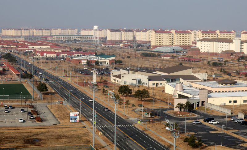 [평택=뉴시스] 배훈식 기자 = 지난달 17일 오후 경기 평택시 세계 최대의 미군 해외기지인 캠프 험프리스 전경. 2025.12.17. dahora83@newsis.com