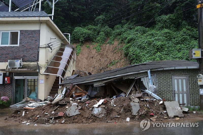 가평 호우 피해 (출처=연합뉴스)