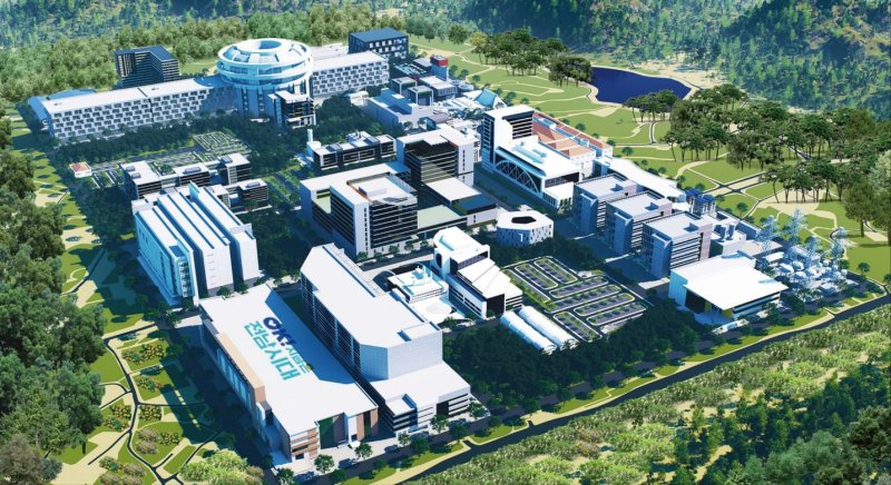 [나주=뉴시스] 나주 인공태양 핵융합 연구시설 예상 조감도. (이미지=전남도 제공) photo@newsis.com