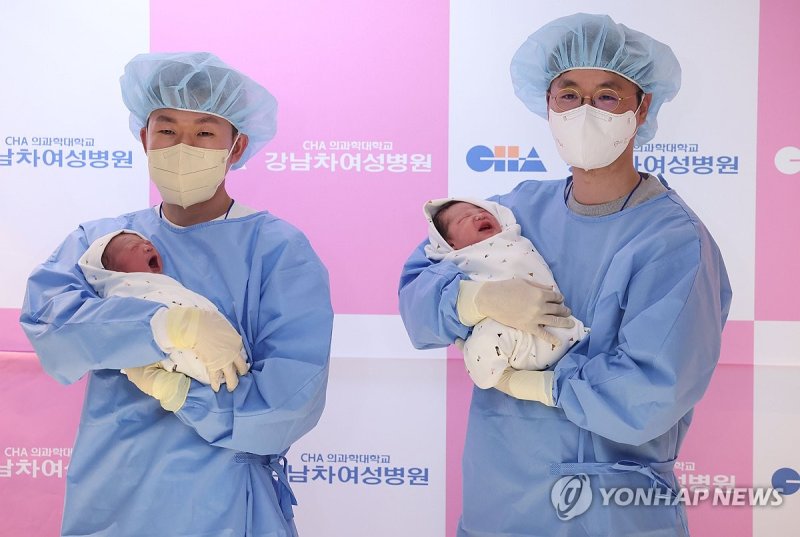 병오년 알리는 아기 울음소리 (출처=연합뉴스)