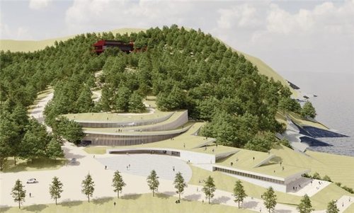 퐁피두 부산 분관이 들어서는 이기대 예술공원 내 오륙도 아트센터 예상도. (출처=연합뉴스)