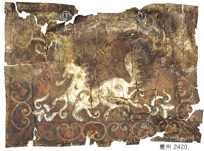 국보 '경주 천마총 장니 천마도' (천마도) (출처=연합뉴스)