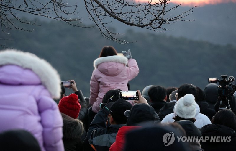 임실 국사봉 해맞이 (출처=연합뉴스)