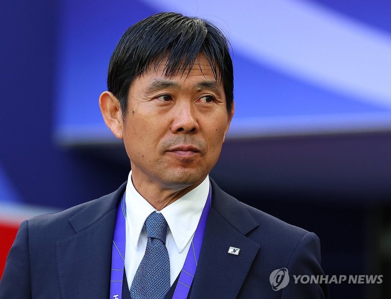 월드컵 우승 도전을 천명한 모리야스 감독.연합뉴스