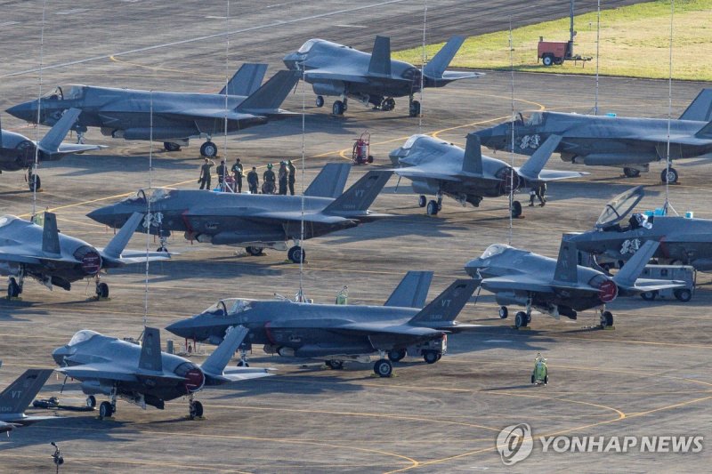 푸에르토리코에 배치된 미국 공군의 F-35 전투기 (출처=연합뉴스)