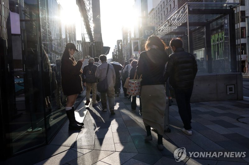 일본 도쿄 긴자 거리 (출처=연합뉴스)