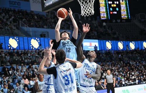 슛하는 고양 소노의 강지훈 (출처=연합뉴스)