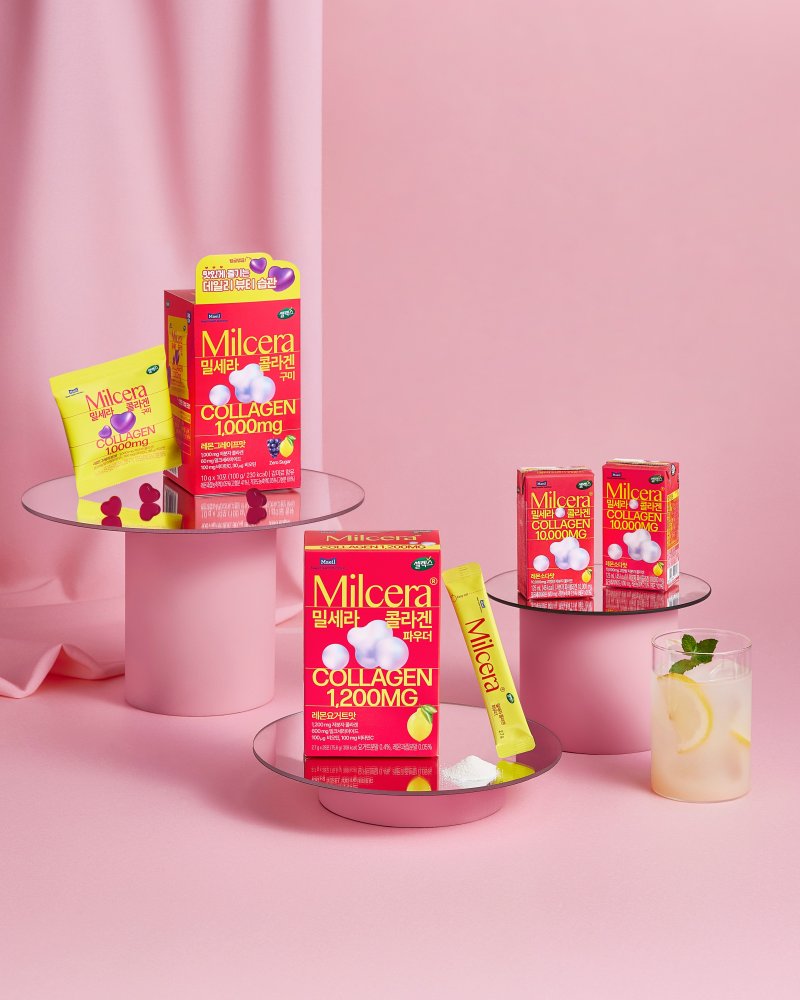 셀렉스 밀세라 콜라겐 제품 라인업 매일유업 제공