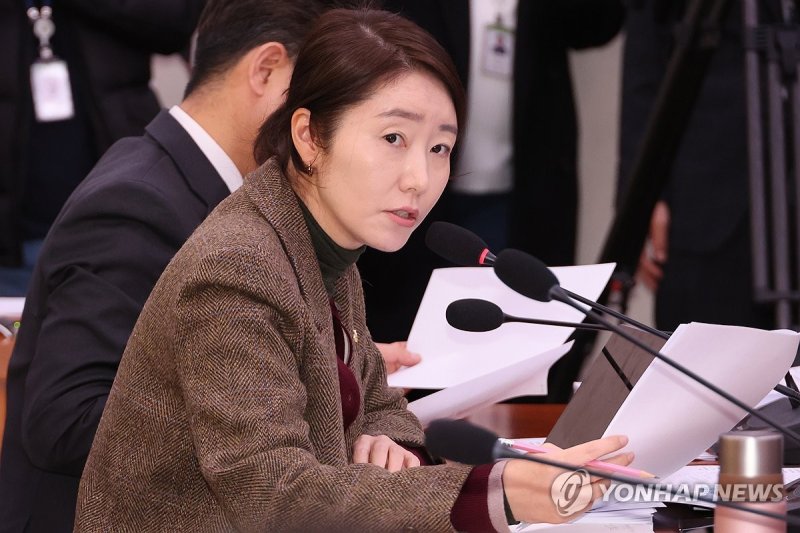 '라오스 아동 성매매' 정부 대응 추궁하는 강선우 의원 (출처=연합뉴스)