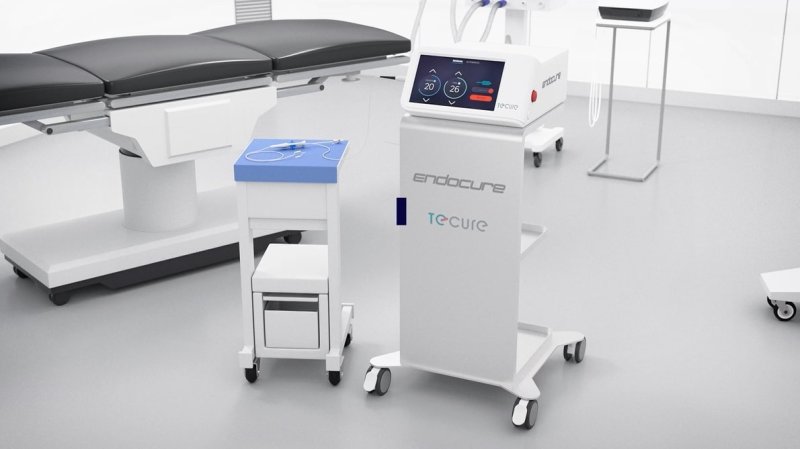 [부산=뉴시스] 부산 소재 의료기기 제조 스타트업 티큐어가 개발한 360도 전방향 레이저 내시경 치료기기 '엔도큐어(EndoCure)'. (사진=티큐어 제공) 2026.1.2. photo@newsis.com *재판매 및 DB 금지