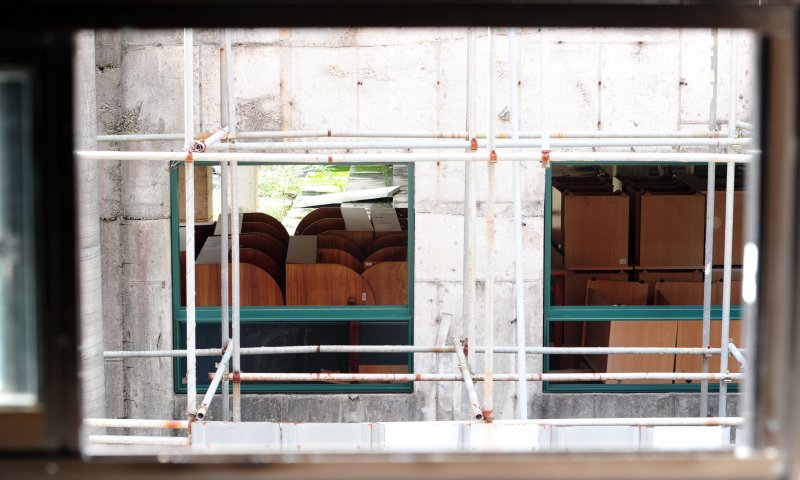 폐교로 방치된 한 사립대 건물. /뉴스1 ⓒ News1 문요한 기자