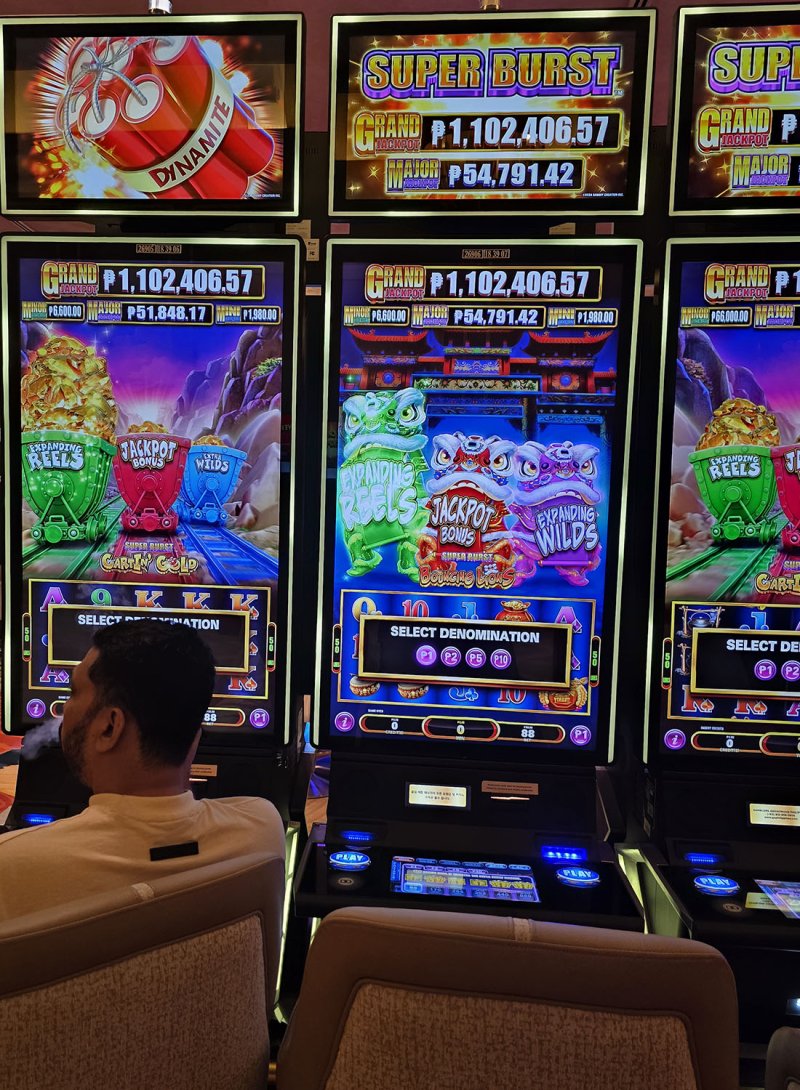 필리핀 마닐라의 한 카지노에 설치된 최신 인기 슬롯머신.(사진=뉴시스) *재판매 및 DB 금지