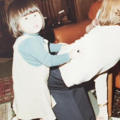 이모와 함께 있는 어린 시절 박순영 씨 (출처=연합뉴스)